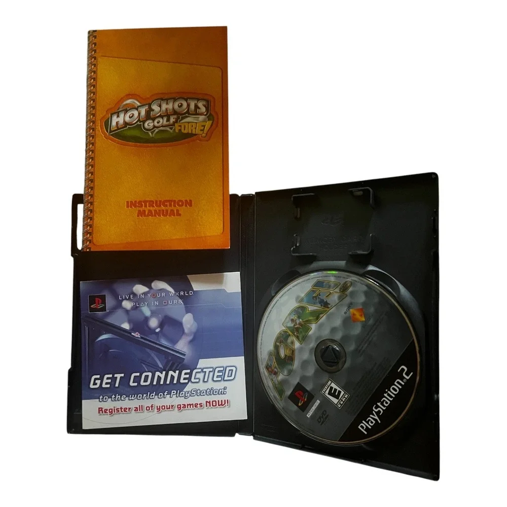 Hot Shots Golf Fore! Sony PlayStation 2 PS2 2004 CIB Manual SCUS-97401 Mens Kids
